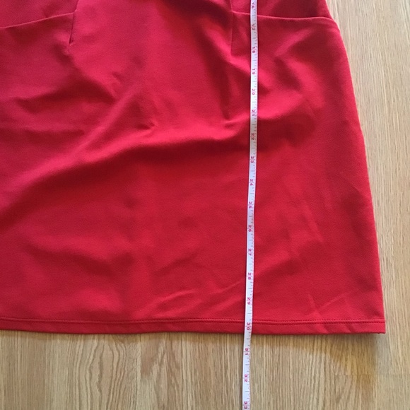 Asos red mini dress with big buttons and pockets! - Picture 6 of 8